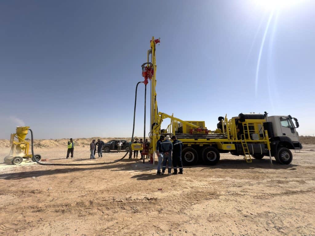 2688_2689 drill rig Massenza drilling rigs Job Site Jordan