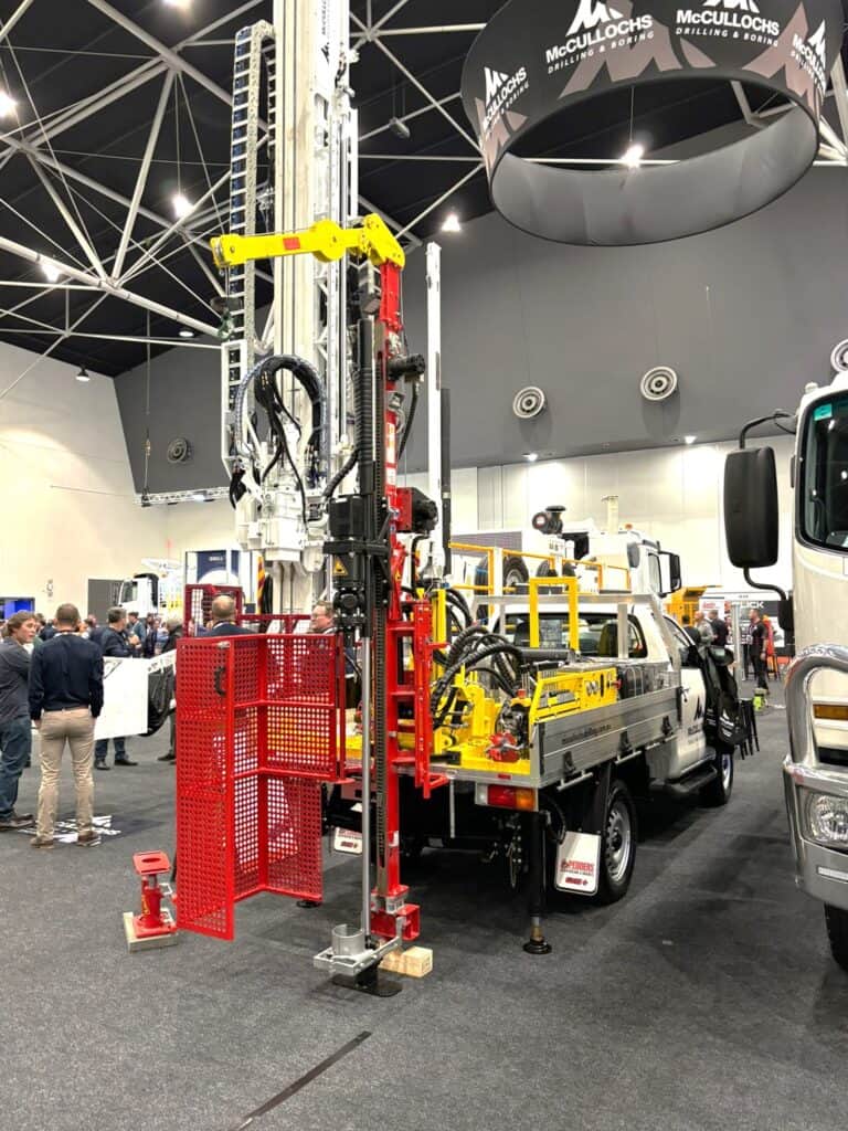 Massenza drilling rigs booth Drill 24 Australia 2024