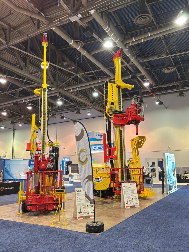 Massenza drilling rigs booth Groundwater week_United States of America 2024