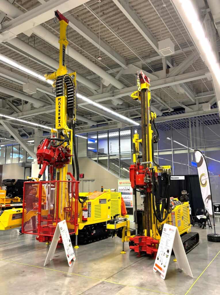 Massenza drilling rigs booth Drill Expo USA 2024