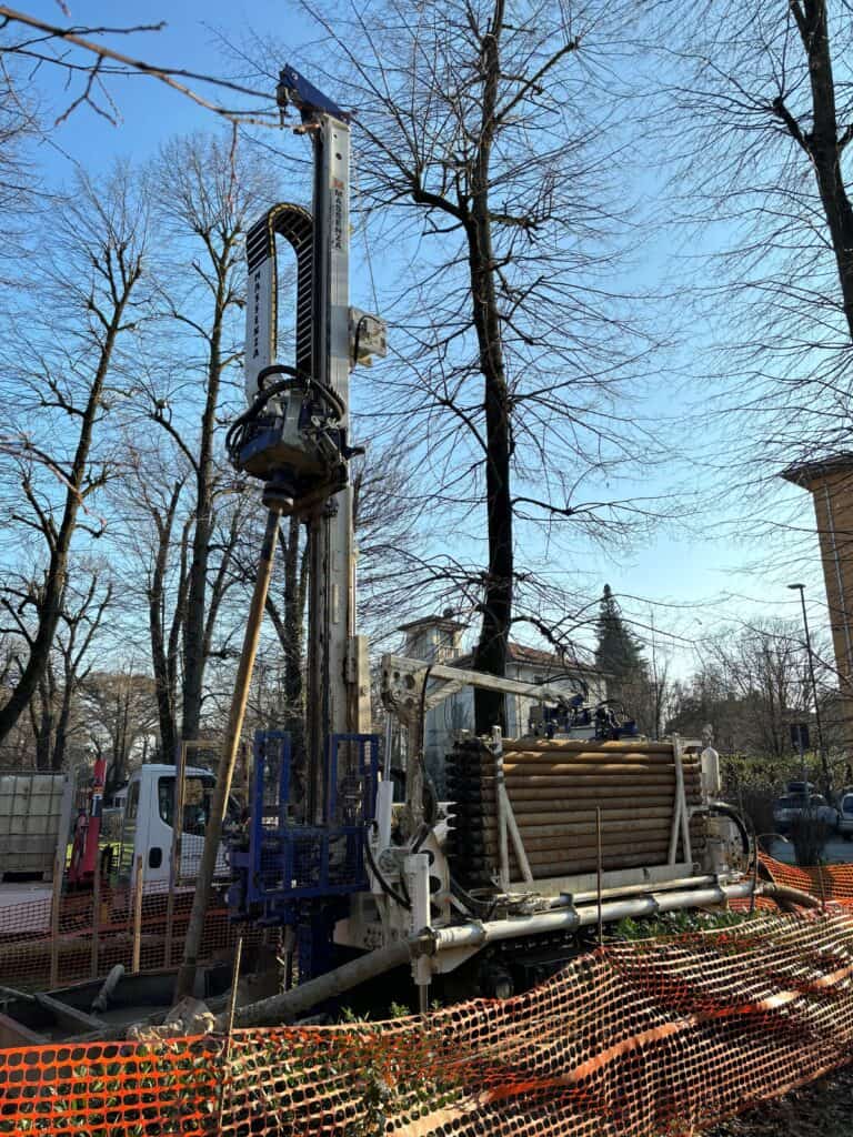 2593 Mi8 drill rig Massenza drilling rigs Job Site Fidenza