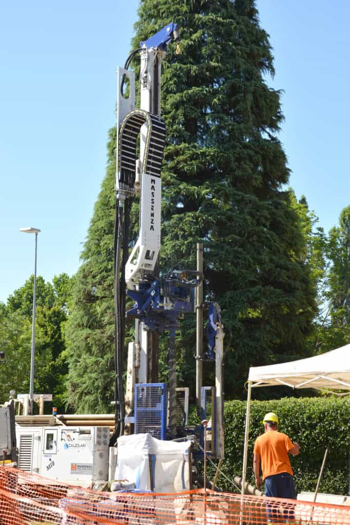 2593 Mi8 drill rig Massenza drilling rigs Job Site Fidenza